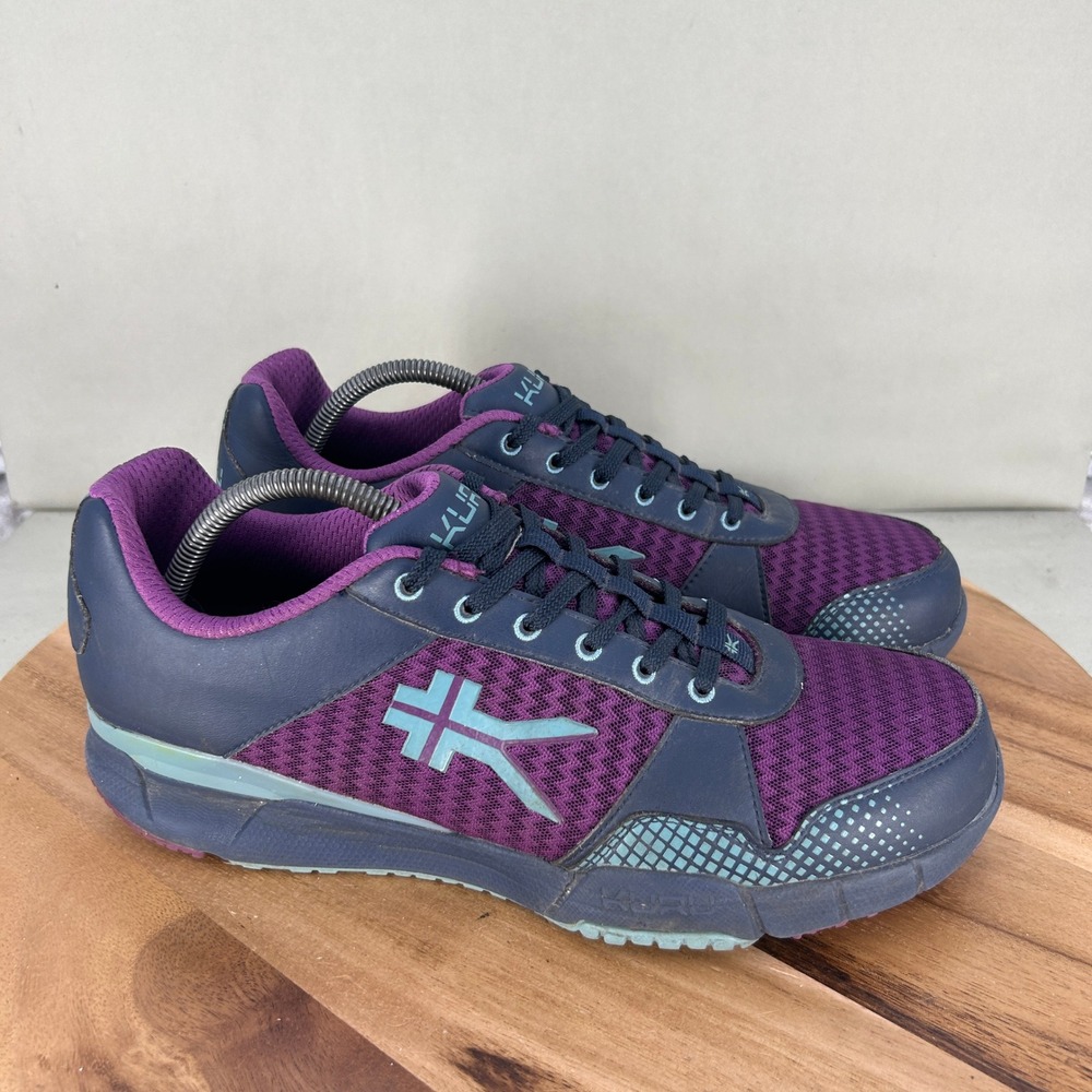 Kuru Quantum Womens 11 M Purple Navy Blue Mesh Walking Running Shoes 201611110